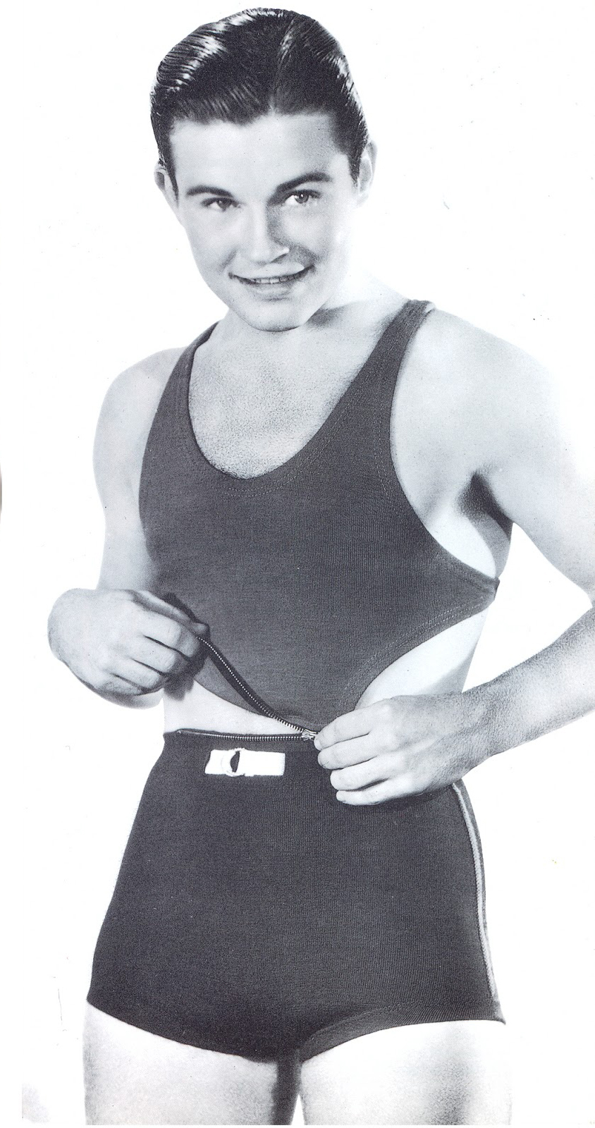 Pánské retro plavky Mens Topper 1933
